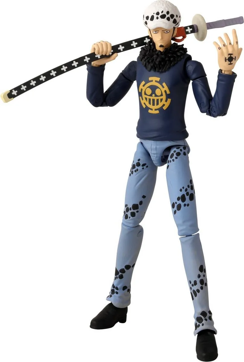 Bandai Namco One Piece Anime Heroes Trafalgar Law 17cm - Multicolor