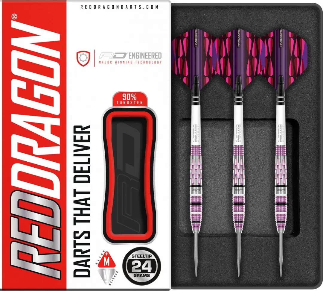 Red Dragon Artura Shocking Pink Dartpijlen