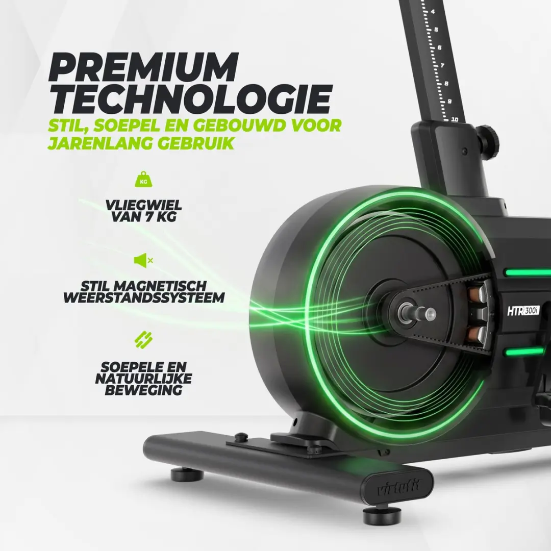VirtuFit LEB300i Hometrainer - 48 Niveaus - 43 Programma's - 7kg Vliegwiel - afbeelding 6 van 6