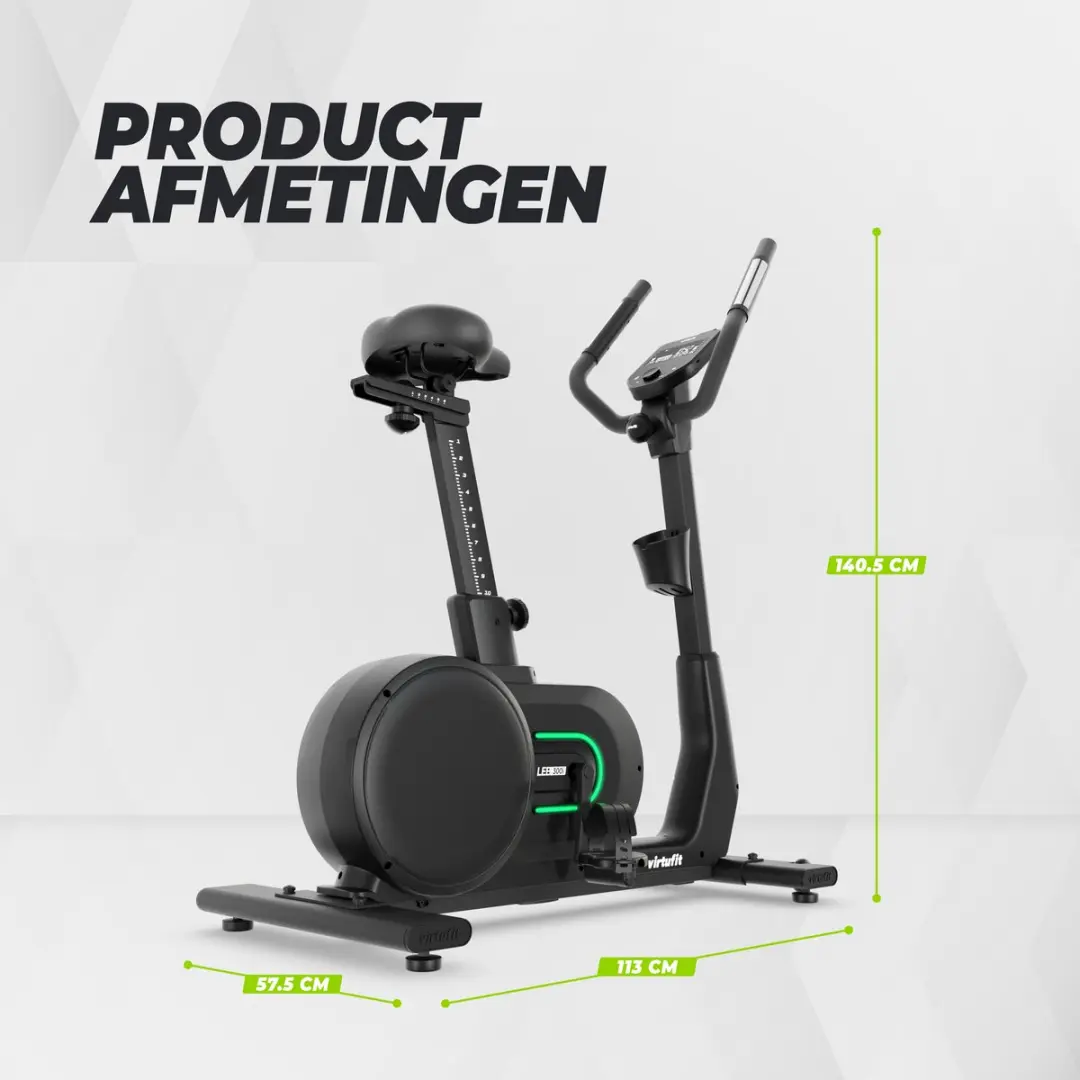 VirtuFit LEB300i Hometrainer - 48 Niveaus - 43 Programma's - 7kg Vliegwiel