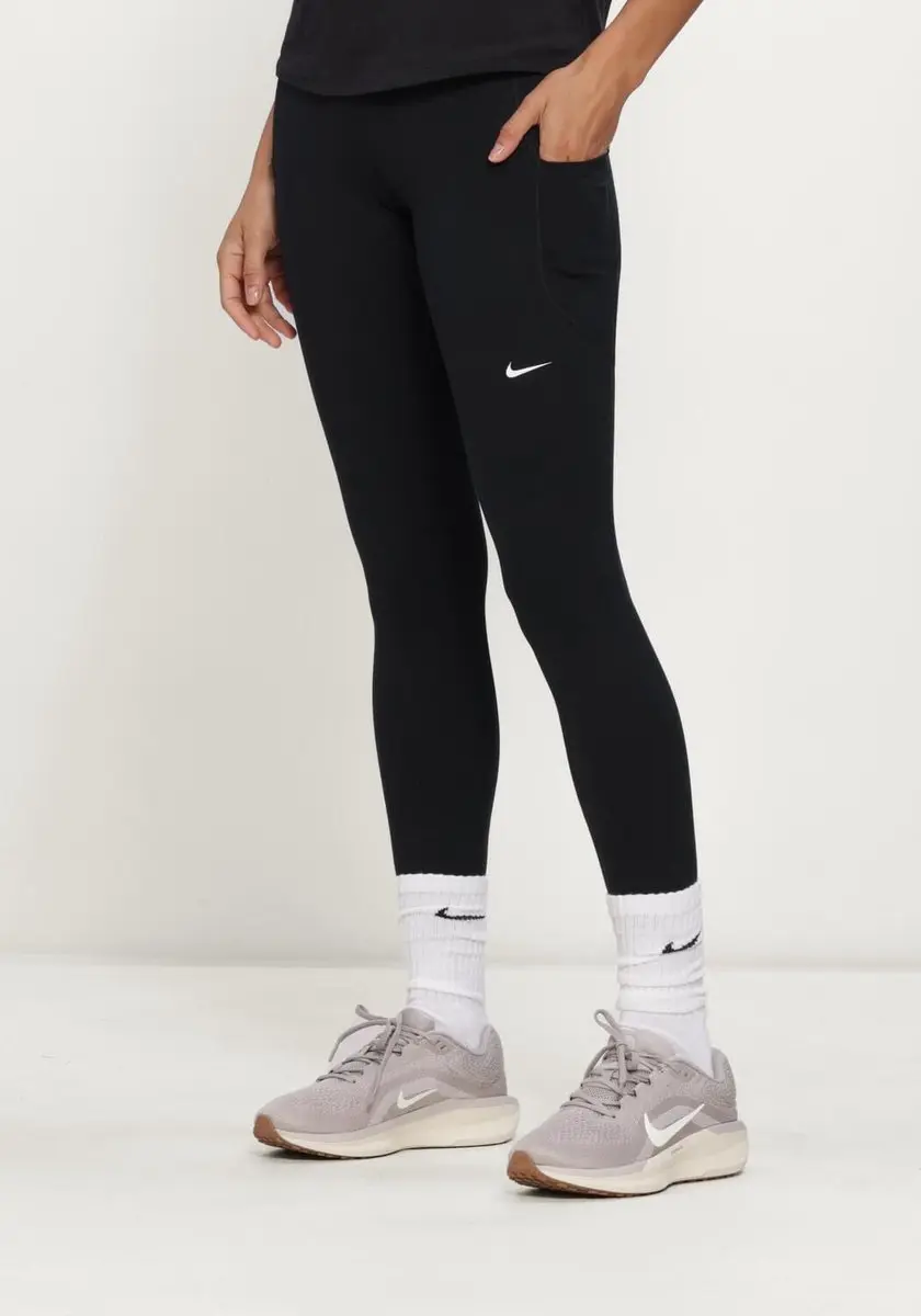 Nike One Women's Trainingsbroek FN3241-011 - 7/8 Lengte - Zwart/Wit