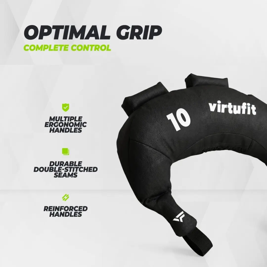 Virtufit Bulgarian Bag 10kg - Zwart