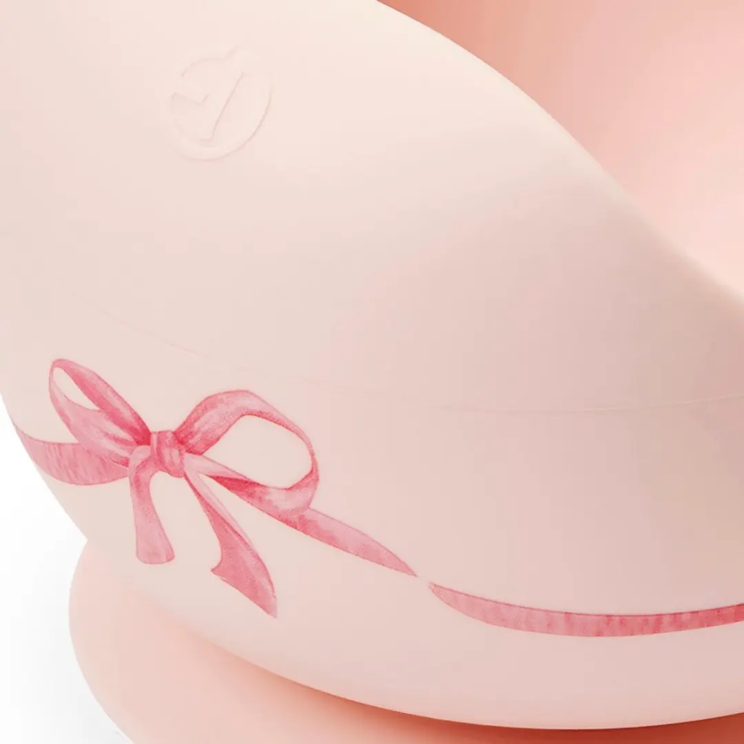 Elodie Rosy Bow Baby Eetservies - Kom + Lepel - 2 Stuks