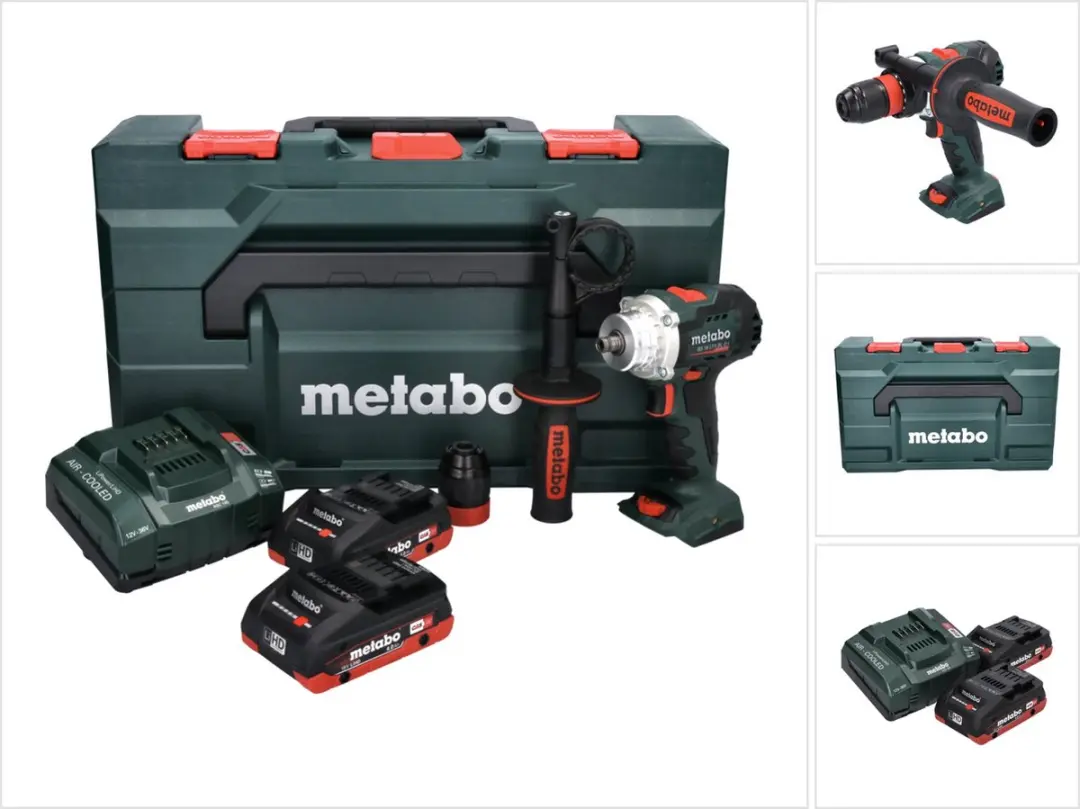 Metabo BS 18 LTX BL Q I Accuboormachine 18 V 130 Nm borstelloos + 2x accu 4.0 Ah