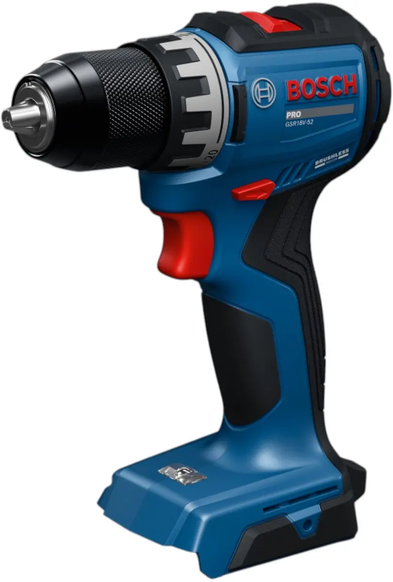 Bosch Professional GSR 18V-52 Accuboormachine - 70Nm Borstelloos - 2x 4,0Ah ProCORE
