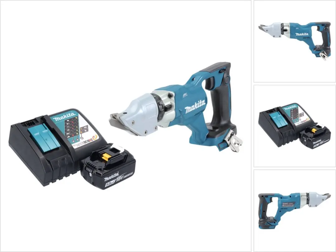 Makita DJS 200 RT1 accu plaatschaar 18 V 2.0 mm borstelloos + 1x oplaadbare accu