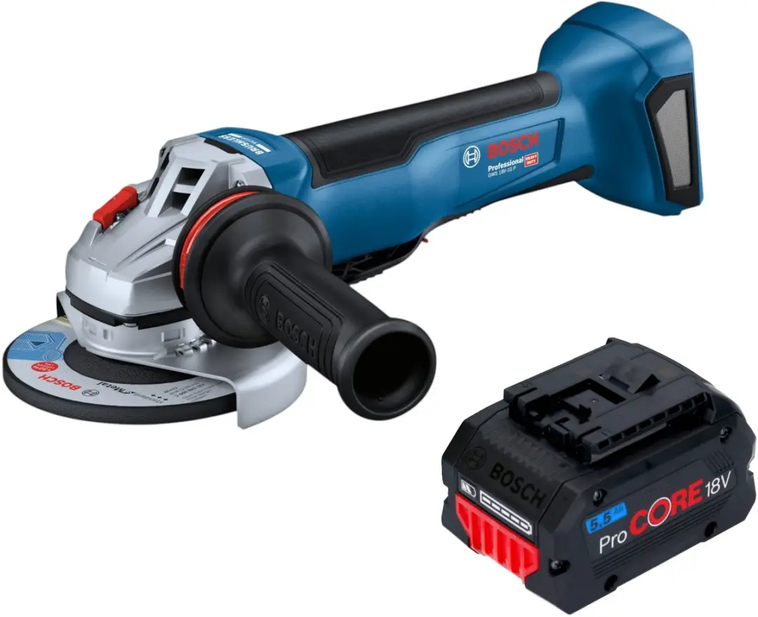 Bosch GWS 18V-10 P Professional accu-haakse slijper 18 V 125 mm borstelloos + 1x