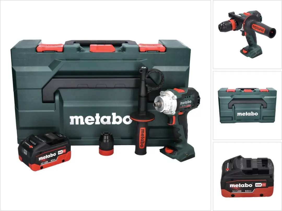 Metabo BS 18 LTX BL Q I Accuboormachine 18 V 130 Nm borstelloos + 1x oplaadbare