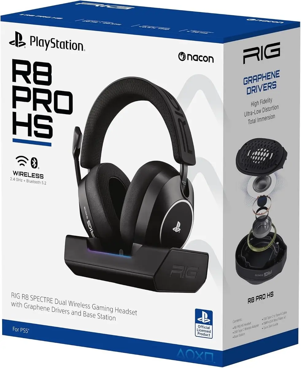 Nacon RIG R8 Spectre Pro HS Draadloze Headset