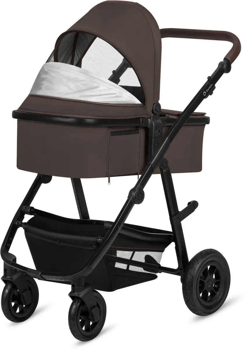 Lionelo Amber Kinderwagen 3-in-1 - Reiswieg & Autostoel i-Size - 0-22 kg - Bruin