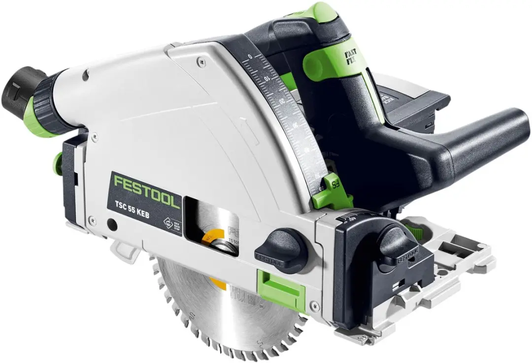 Festool TSC 55 KEB-Basic Accu-Invalzaag 160mm - 18/36V - 4x 4,0Ah + Dubbele Lader