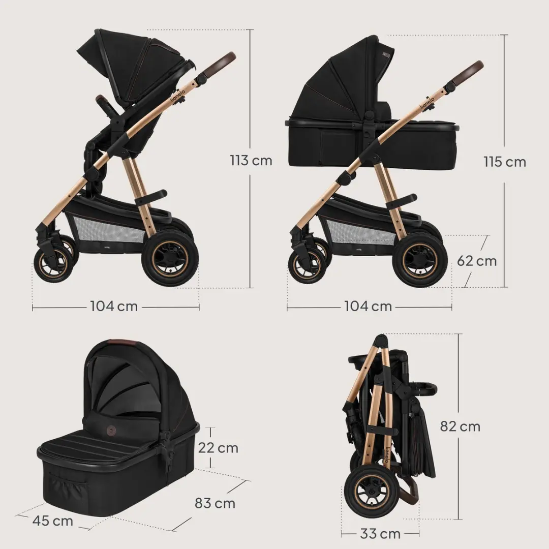 Lionelo Amber Kinderwagen 3-in-1 Groen - 0-22 kg