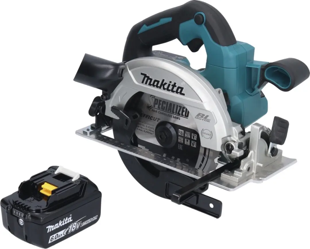 Makita DHS661G1 Accu-handcirkelzaag 18V 165mm - 6,0Ah