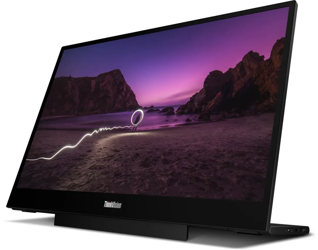 Lenovo ThinkVision M16 Monitor 64BFUAT1WL - Zwart - afbeelding 5 van 6
