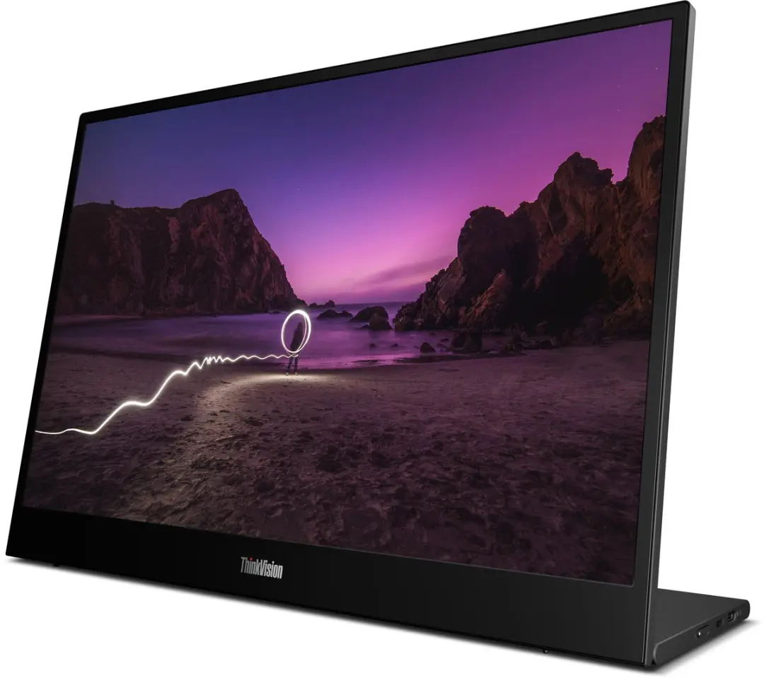 Lenovo ThinkVision M16 Monitor 64BFUAT1WL - Zwart - afbeelding 2 van 6