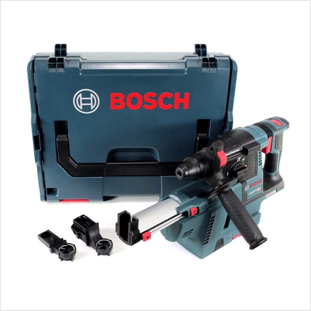 Bosch Professional GBH 18V-26 SDS-Plus Accudraaihamer + GDE 18V-16 Stofafzuiger - L-Boxx