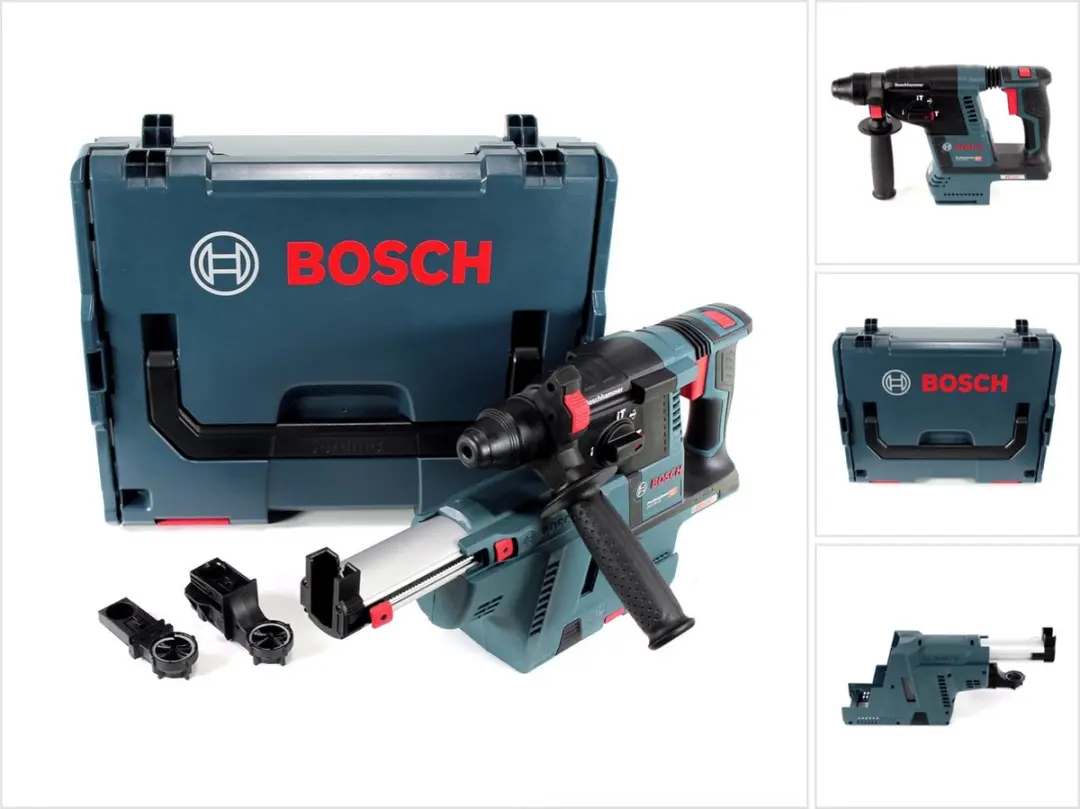 Bosch Professional GBH 18V-26 SDS-Plus Accudraaihamer + GDE 18V-16 Stofafzuiger