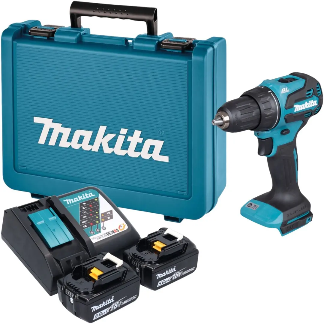 Makita DDF490RTE Accuboormachine 18V 65Nm Borstelloos