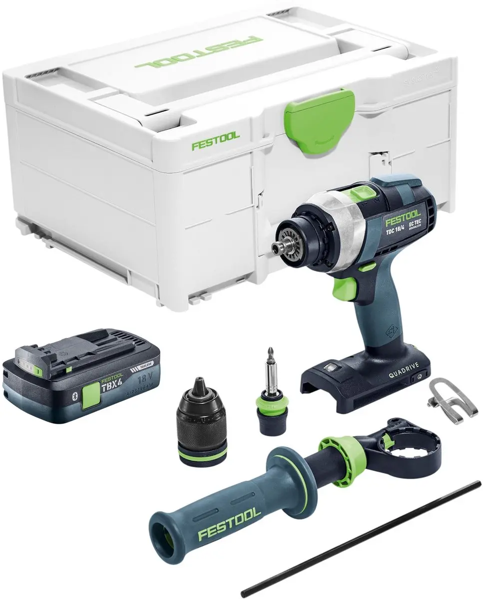 Festool TDC 18/4-Basic Accuboormachine 18V 75Nm