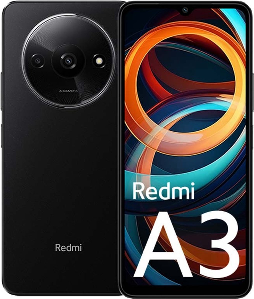 Xiaomi Redmi A3 - 64GB - Midnight Zwart