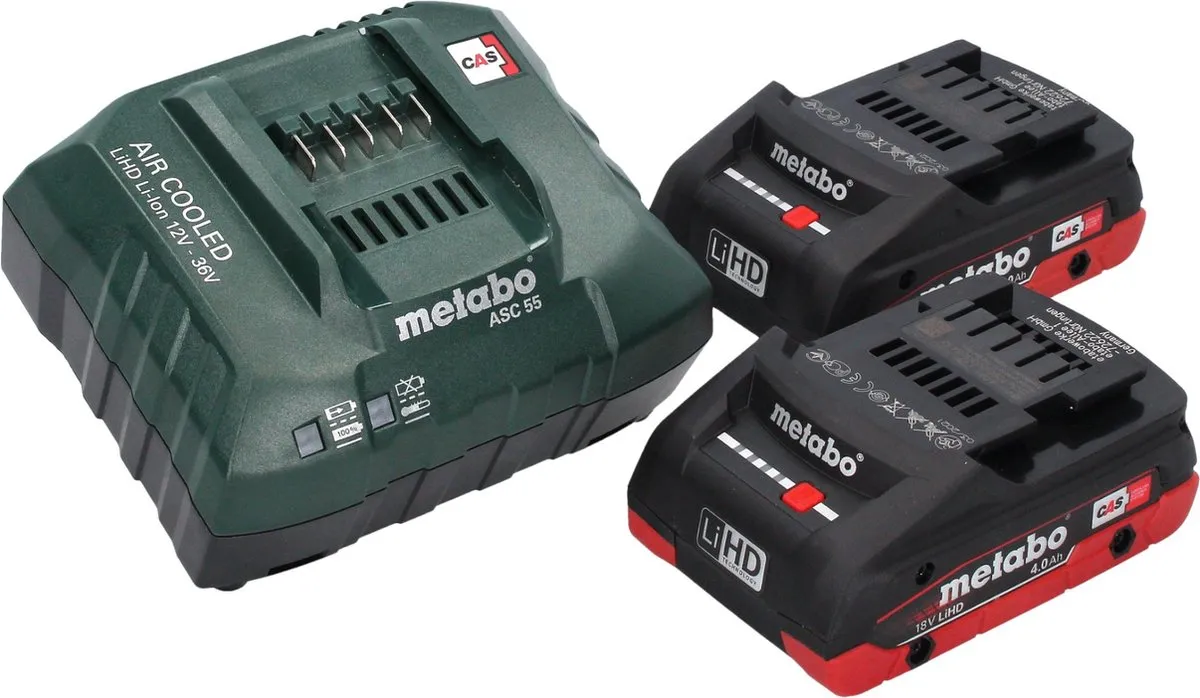 Metabo SSEP 18 LT Reciprozaag - 2x 4,0Ah LiHD Accu + Oplader