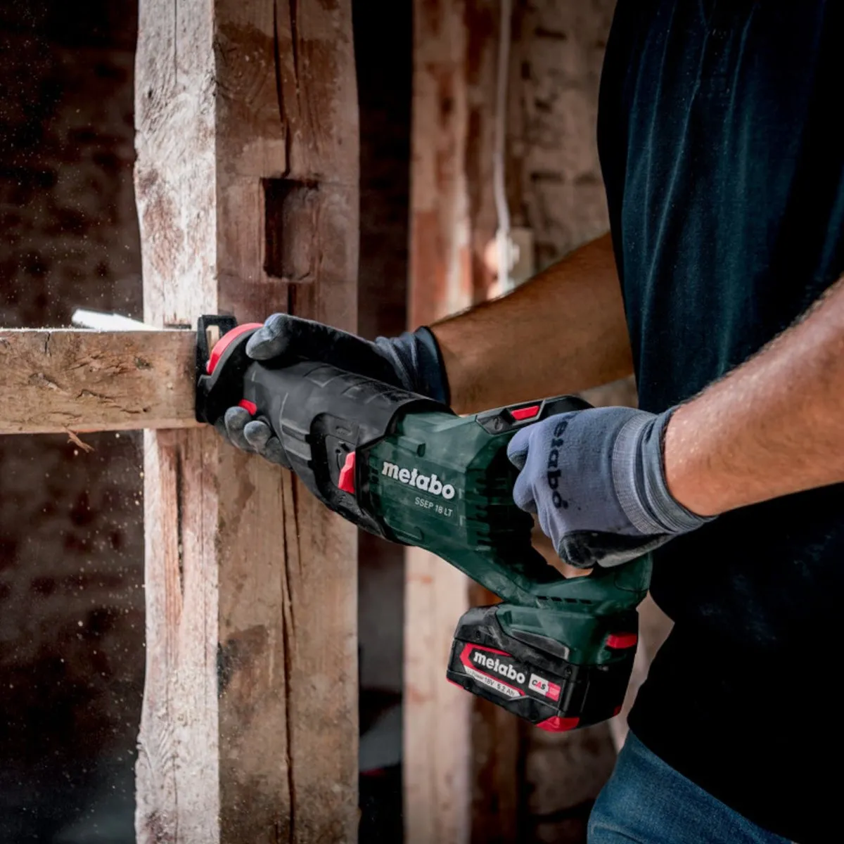 Metabo SSEP 18 LT Reciprozaag - 2x 4,0Ah LiHD Accu + Oplader