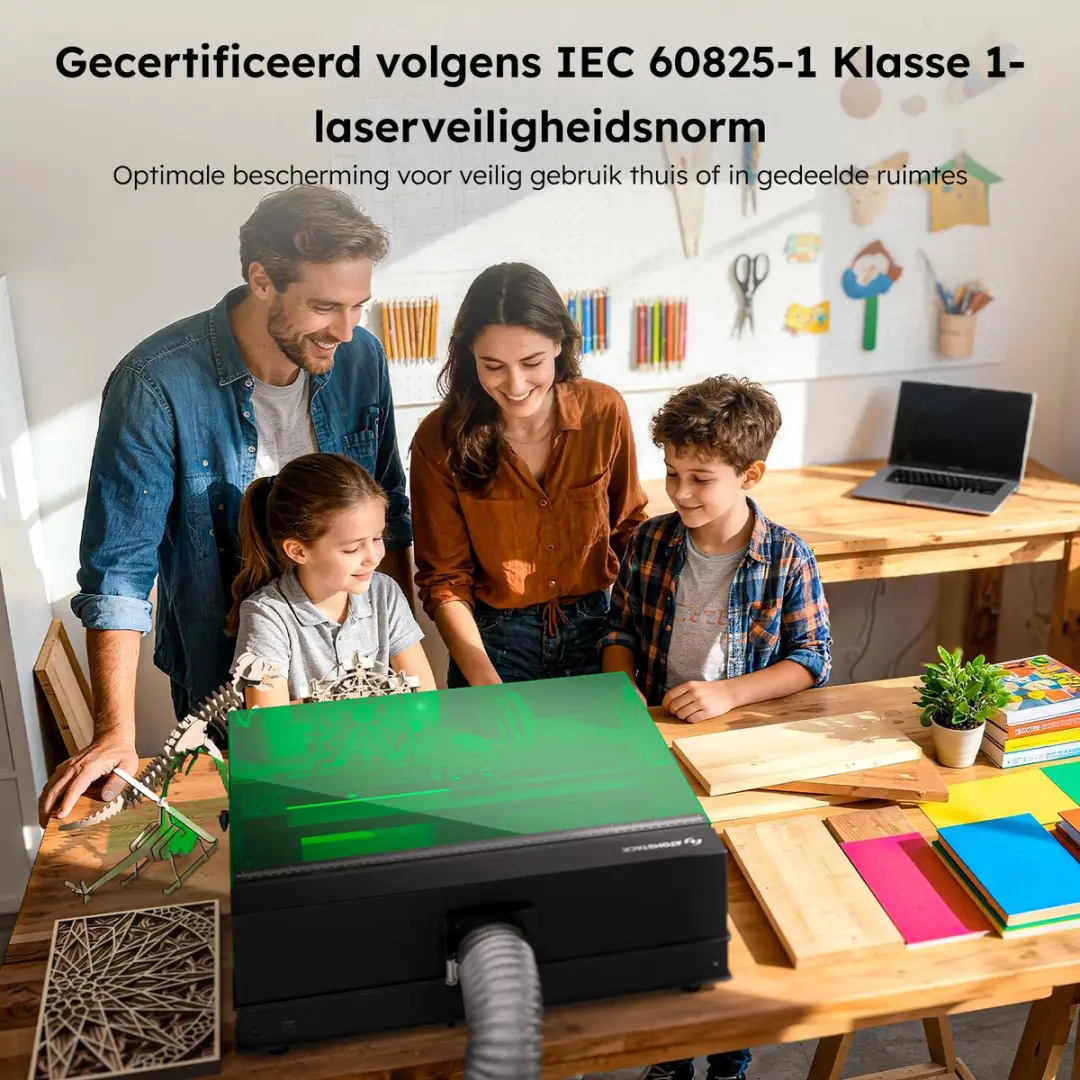 AtomStack Fusion Modulaire Lasergraveerder 20W - 32,5x29cm - afbeelding 6 van 6