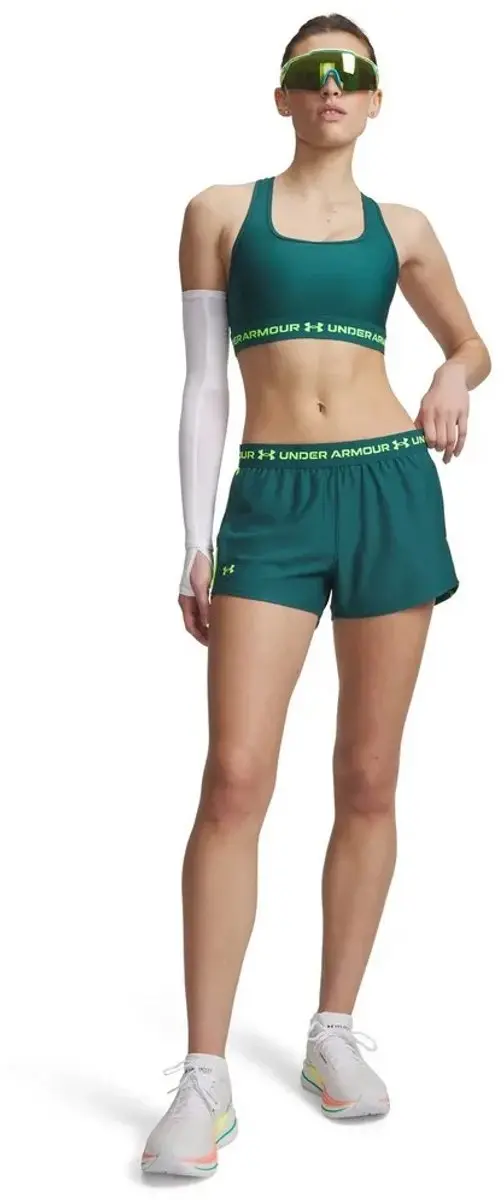 Under Armour Tech Play Up Korte Broek M - Groen/Blauw - afbeelding 3 van 3
