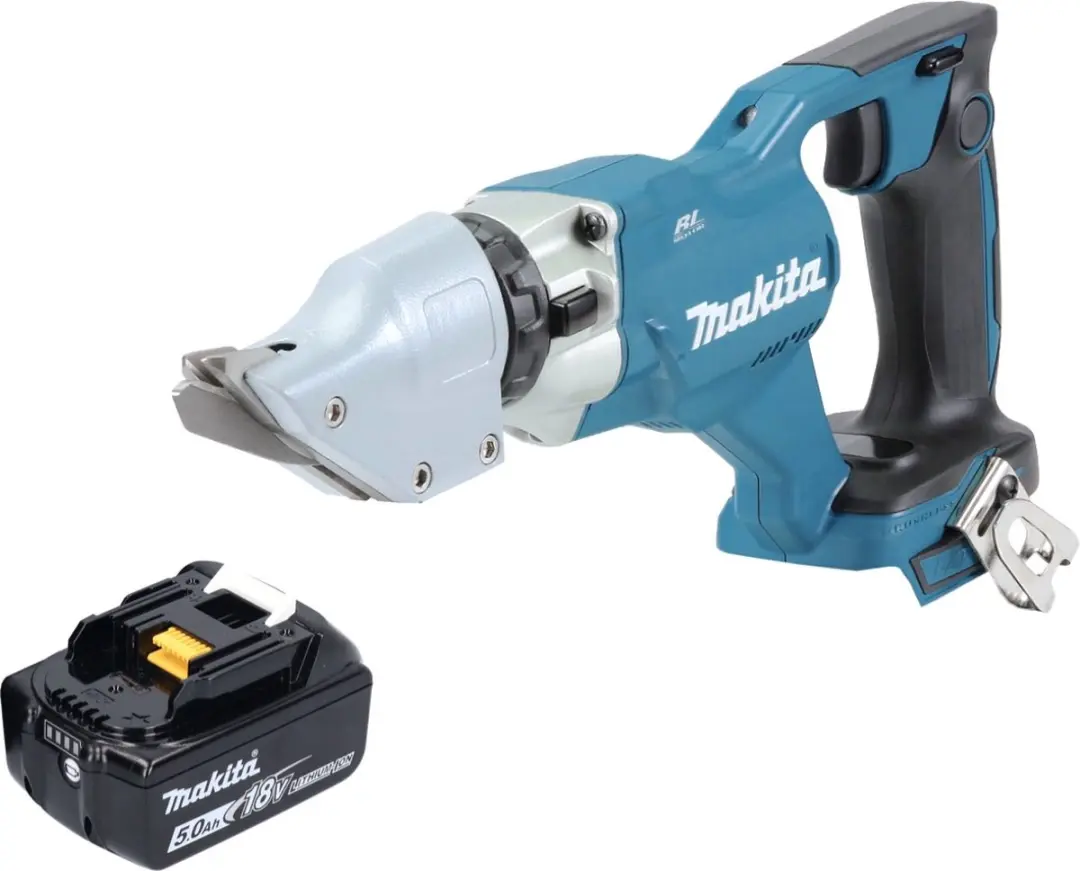 Makita DJS 200 T1 Accu Plaatschaar 18V 2.0mm Borstelloos - 5.0Ah Accu