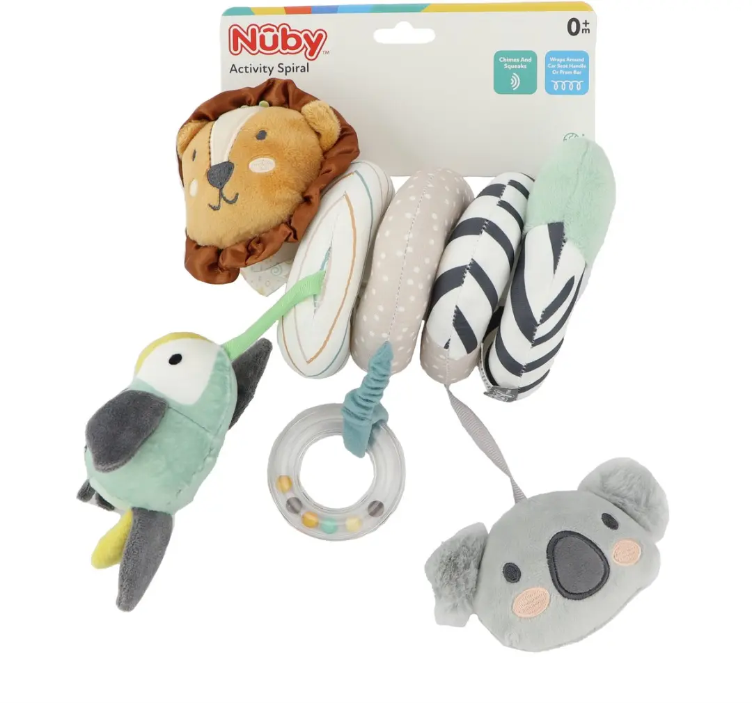 Nûby Animal Adventures Kinderwagenketting - Meerkleurig - afbeelding 6 van 6
