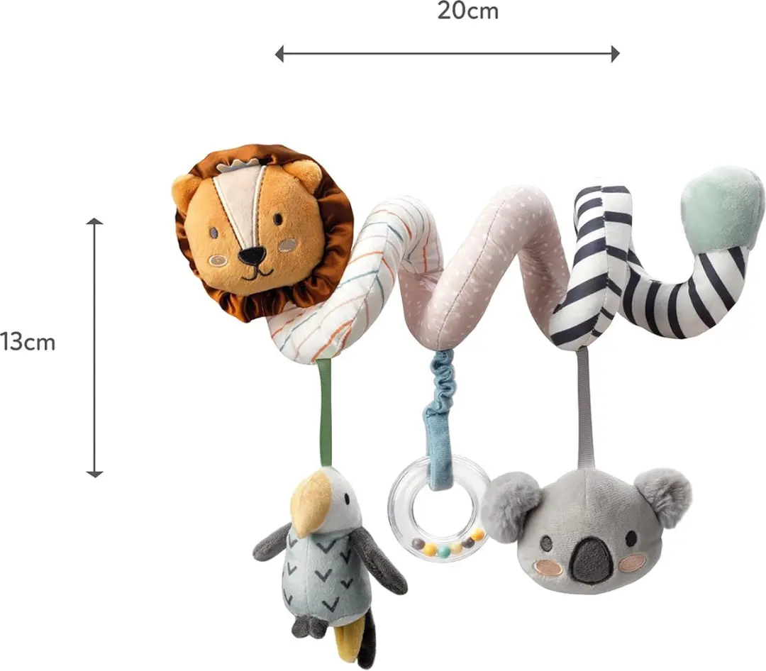 Nûby Animal Adventures Kinderwagenketting - Meerkleurig - afbeelding 5 van 6
