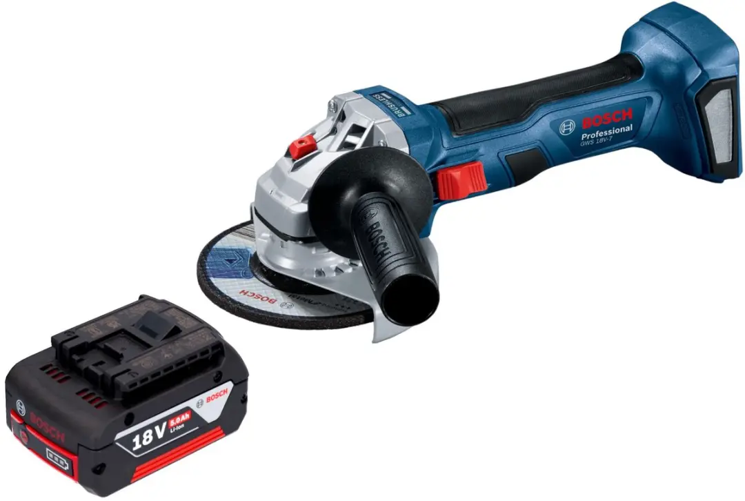 Bosch Professional GWS 18V-7 Accu Haakse Slijper 115mm