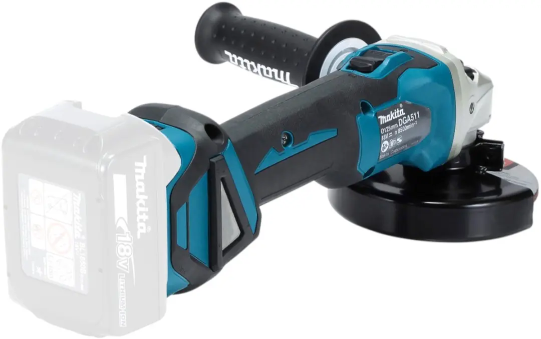 Makita DGA511Z Accu Haakse Slijper 125mm - 18V Brushless