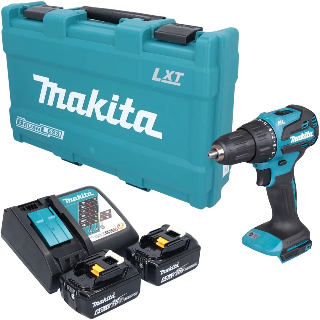 Makita DHP490ZK Accu-slagboormachine 18V 65Nm - Borstelloos - afbeelding 6 van 6