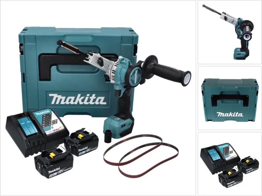 Makita DBS 180 RMJ Accu-bandvijl 18V 9x533mm Borstelloos