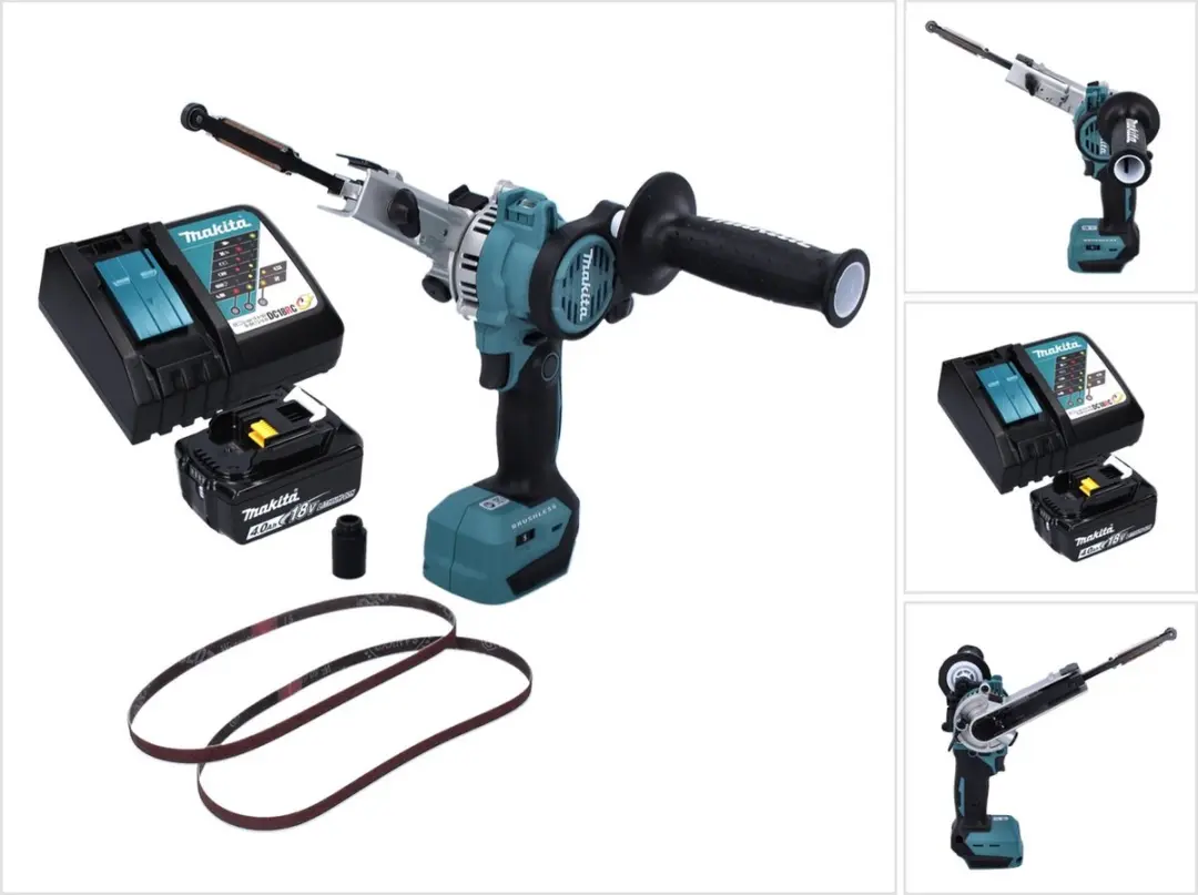 Makita DBS180RM1 Accu-bandvijl 18V 9x533mm Borstelloos