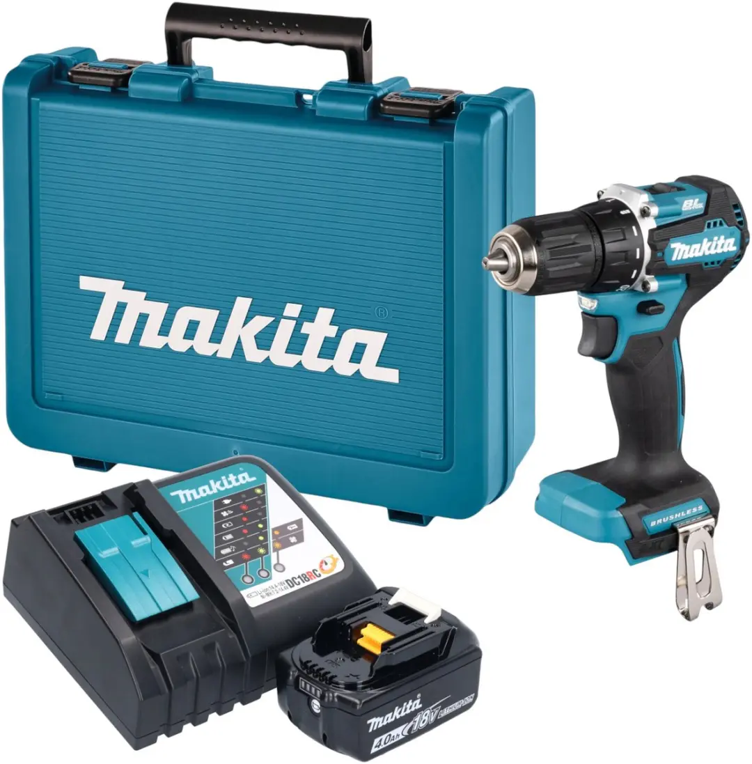 Makita DDF487RM1E Accuboormachine 18V 40Nm Borstelloos