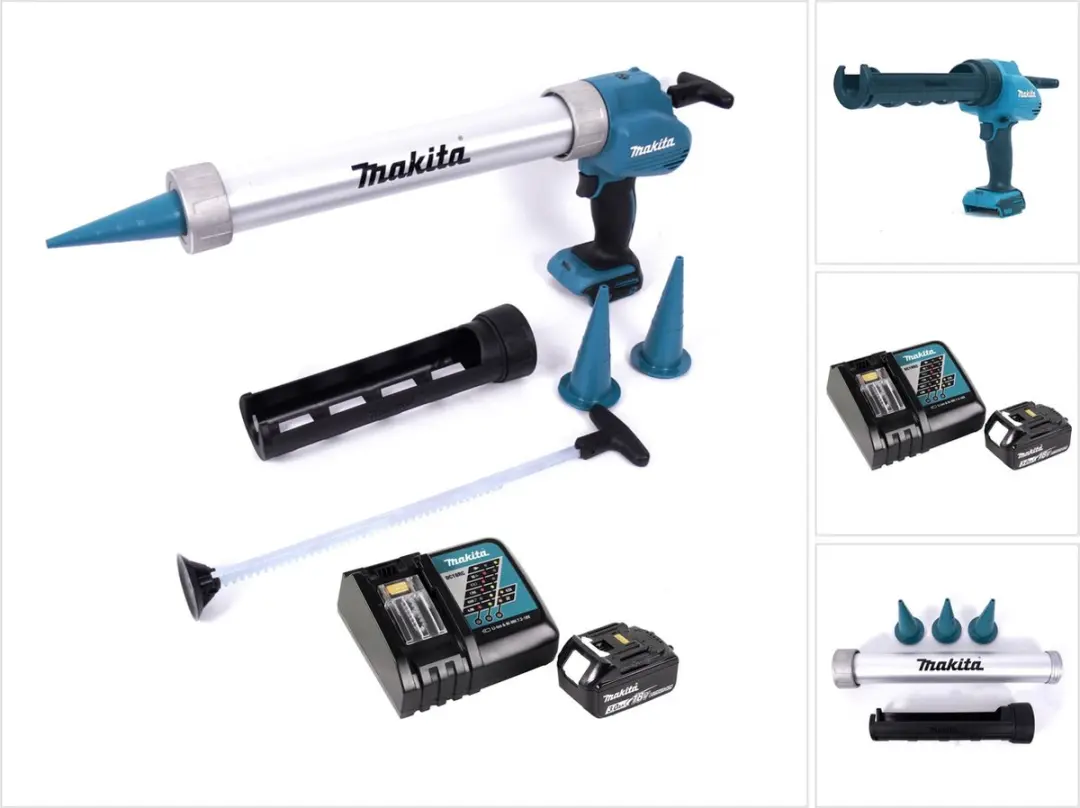 Makita DCG 180 RF1X Accupistool 18V - 300/600ml + 20 Stuks - afbeelding 6 van 6