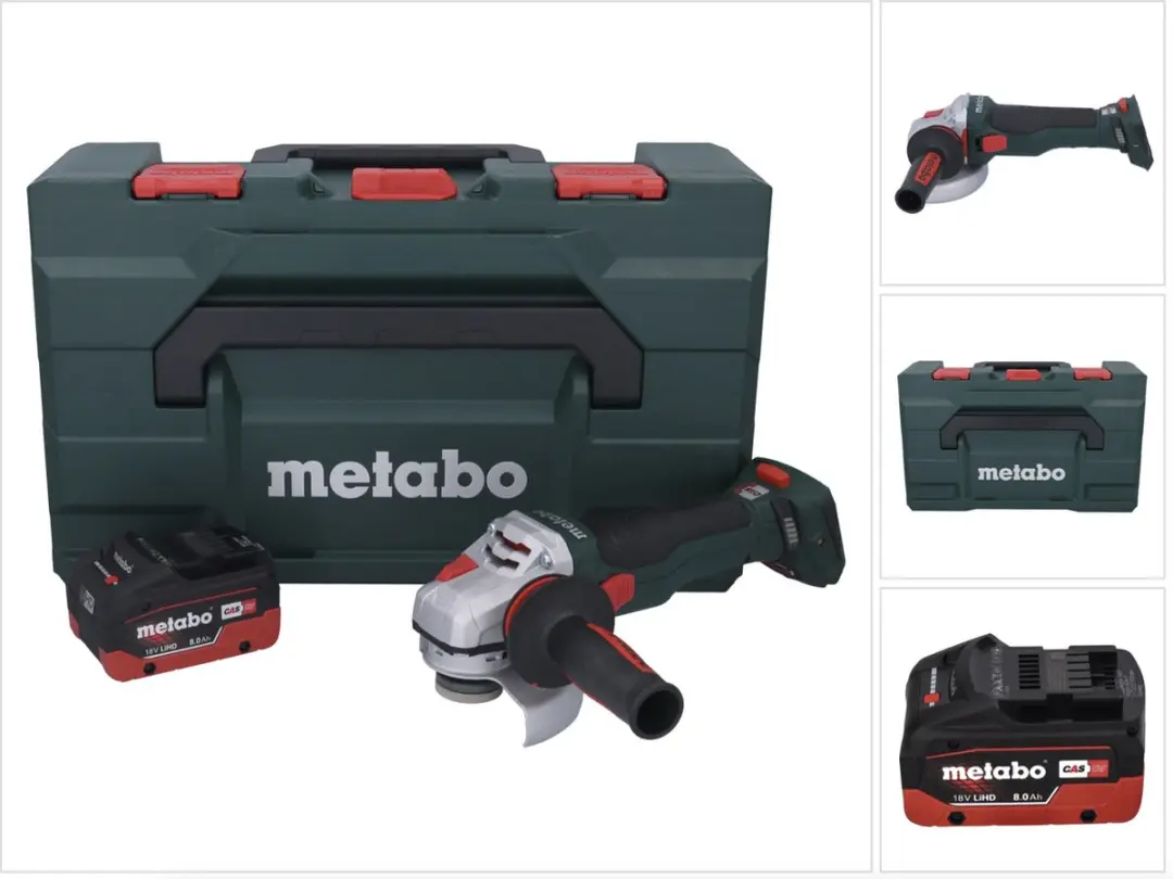Metabo WB 18 LTX BL 15-125 Quick accu haakse slijper 18 V 125 mm borstelloos + 1