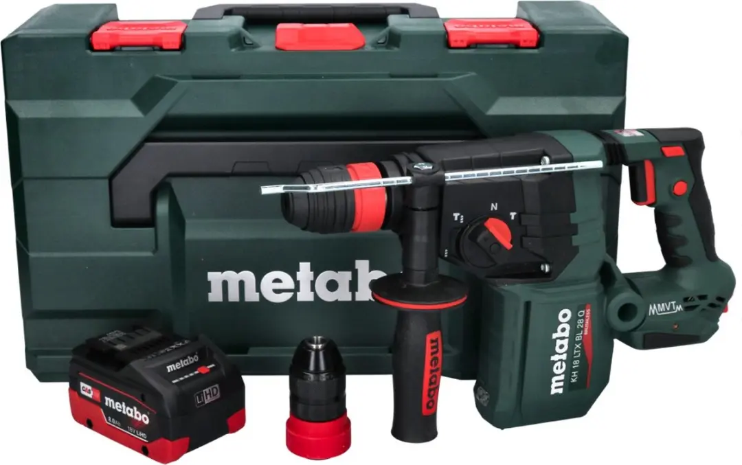 Metabo KH 18 LTX BL 28 Q Accu-boorhamer 18V - 3J SDS-plus - 8,0 Ah