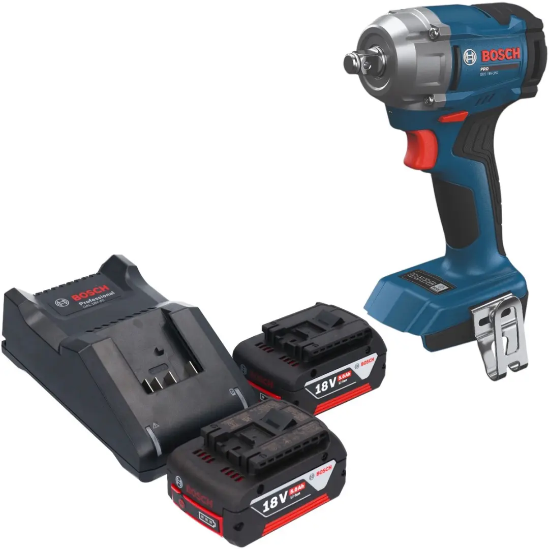 Bosch GDS 18V-350 Professional accu-slagschroevendraaier 18 V 350 Nm 1/2" borste