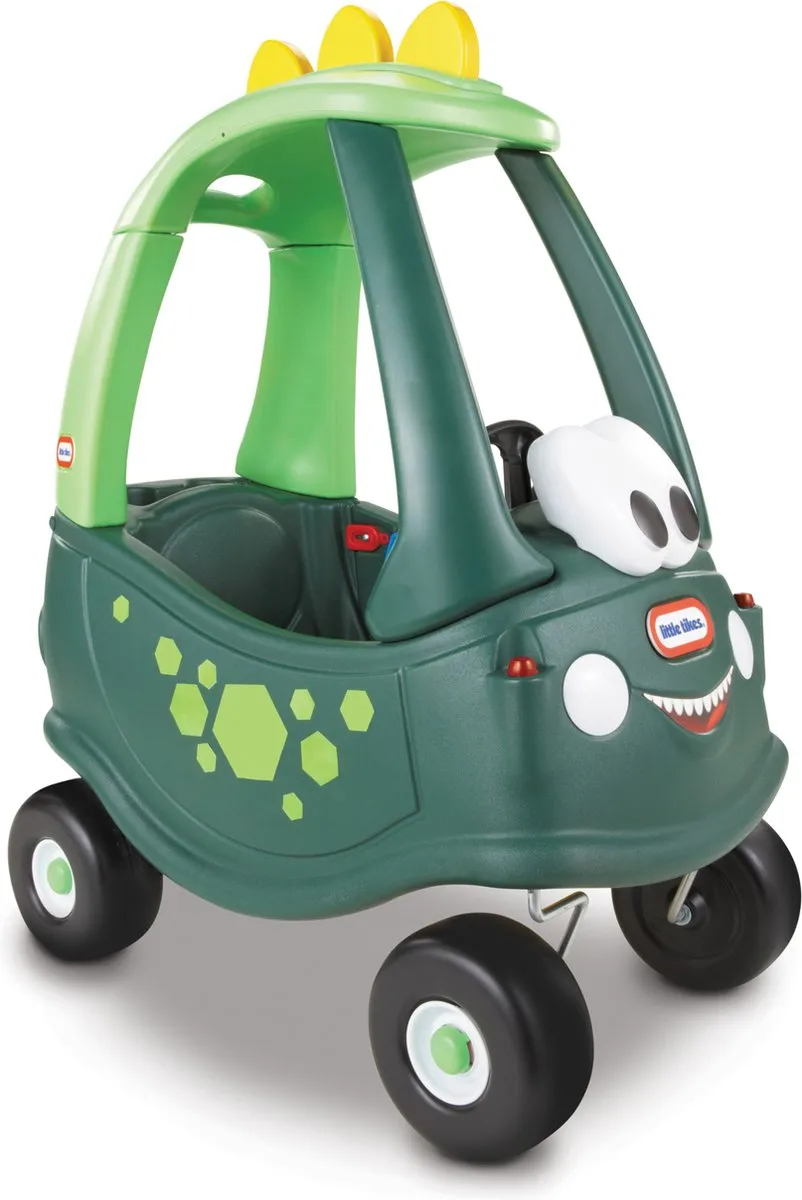 Little Tikes Cozy Coupe Dino Loopauto - Donkergroen