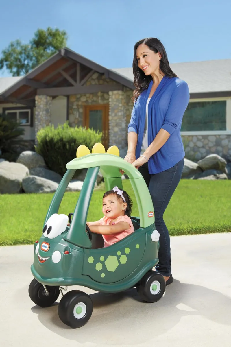 Little Tikes Cozy Coupe Dino Loopauto - Donkergroen - afbeelding 6 van 6