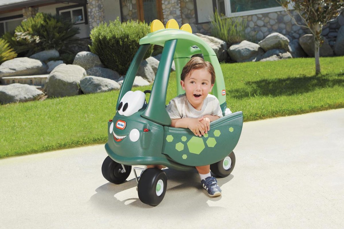 Little Tikes Cozy Coupe Dino Loopauto - Groen