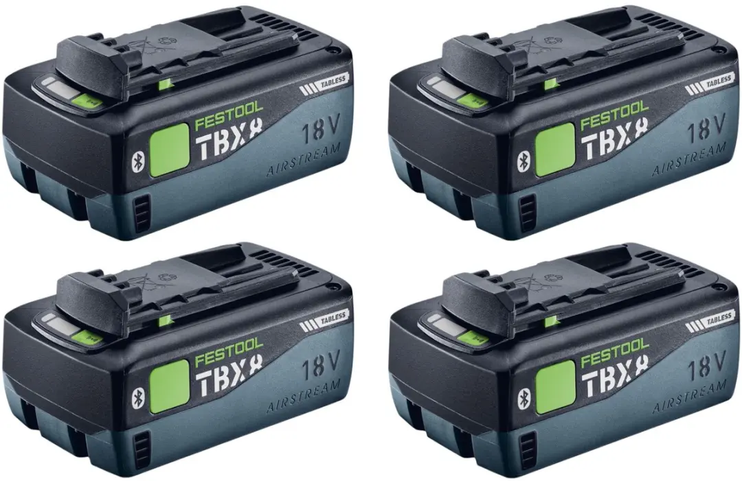 Festool accuset 4x BP 18 TBX 8 ASI