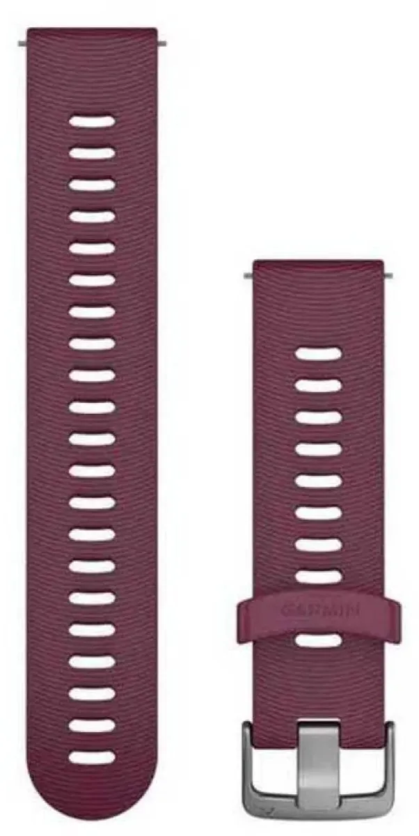 Garmin Quick Release Siliconen Horlogebandje 20mm - Berry