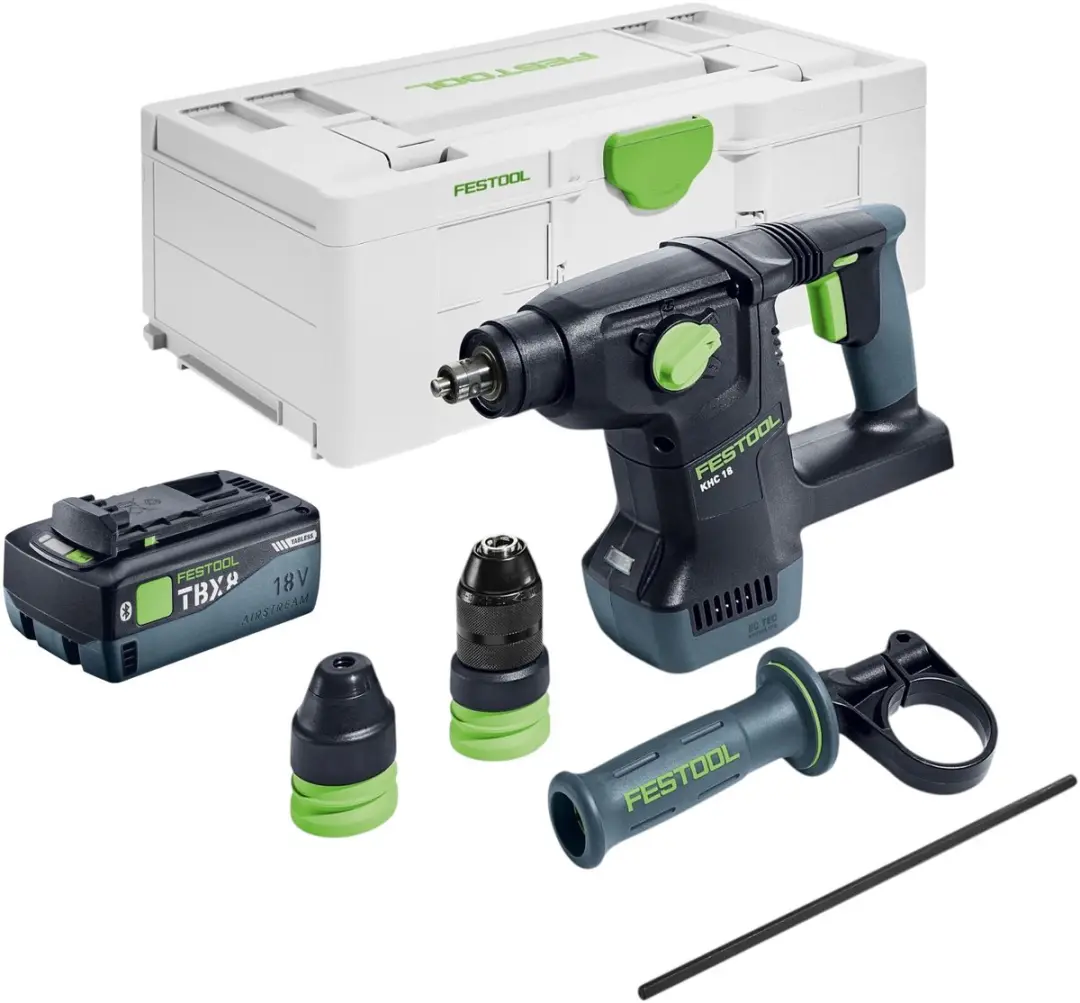 Festool KHC 18 EB-Basic Accu-Combinatiehamer 18V 2,6J SDS-Plus