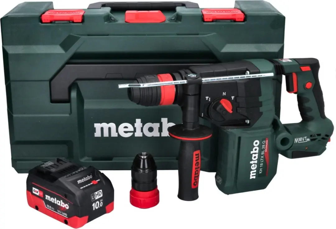 Metabo KH 18 LTX BL 28 Q Accu-boorhamer 18V - 3J SDS-plus - 10,0 Ah