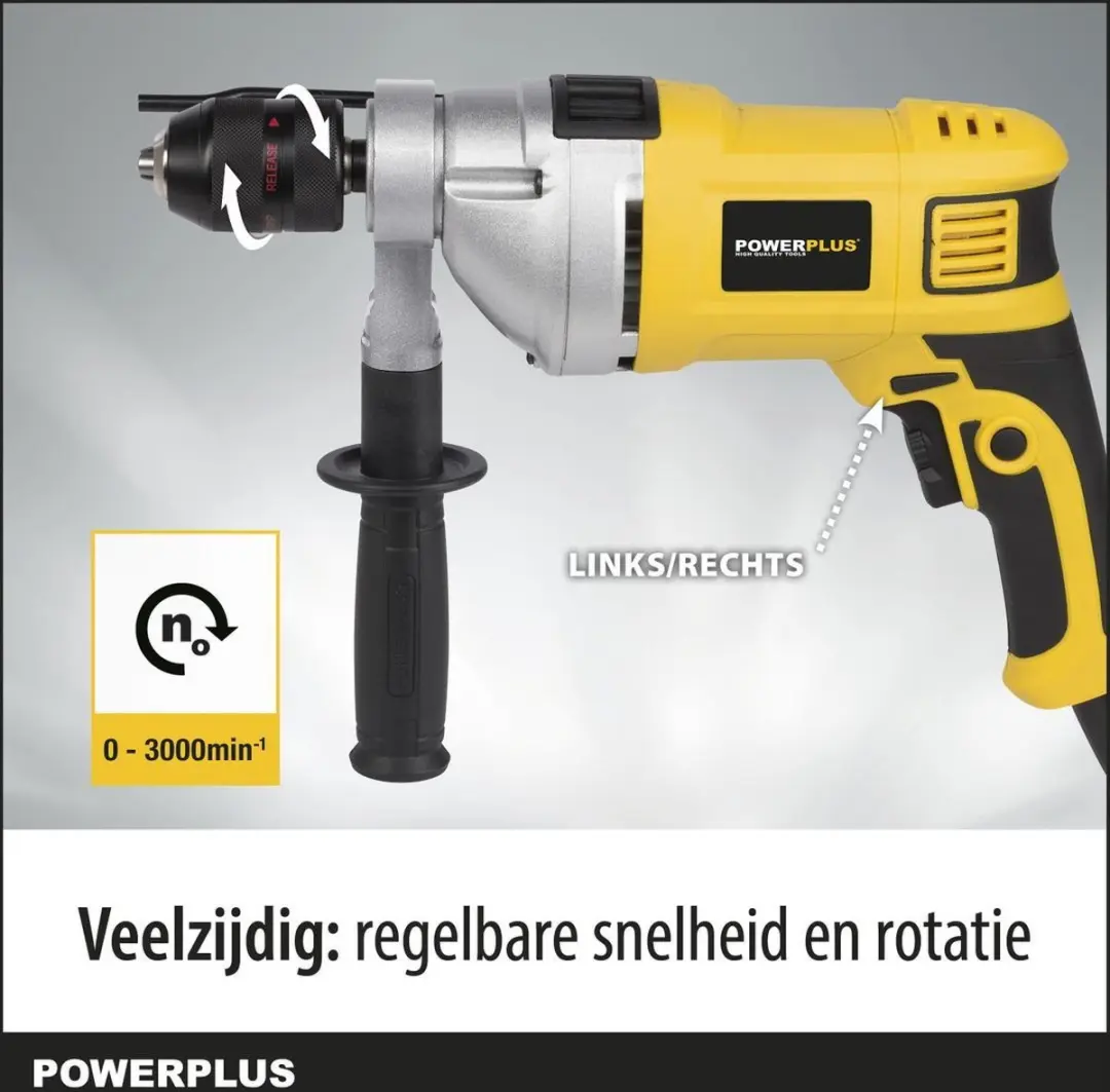 Powerplus POWX0270 Elektrische Klopboormachine 850W - 26 Nm
