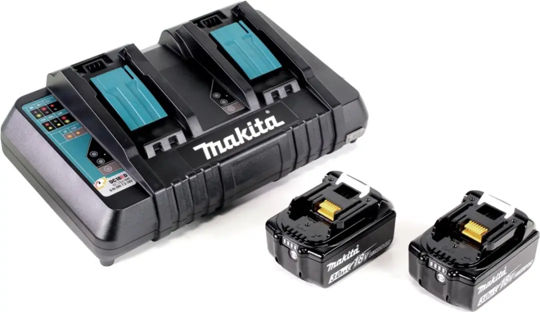 Makita DUB 361 PT Bladblazer - 2x 18V/36V - 2x 5000mAh Accu + Lader